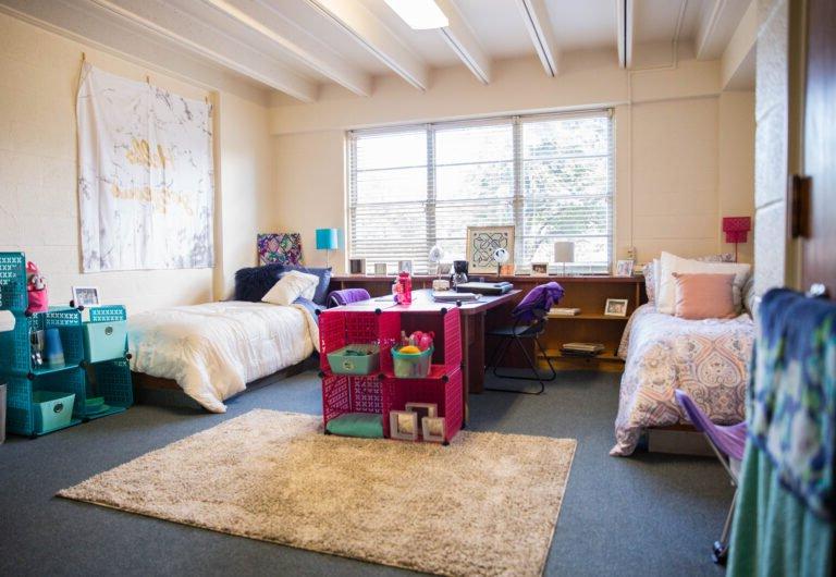 Anderson Hall women's dorm room